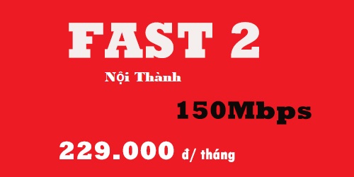 Gói cước Fast 2 Nội Thành